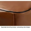 ZMN-1997 Mens Leather Duffle Bag